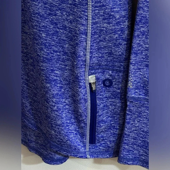 ATHLETA Small Running Wild Half Zip Pullover in Heathered purple pickleball golf - Picture 4 of 10